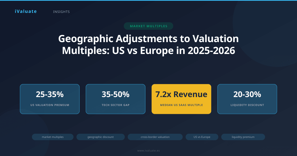 Geographic Adjustments to Valuation Multiples: US vs Europe in 2025-2026