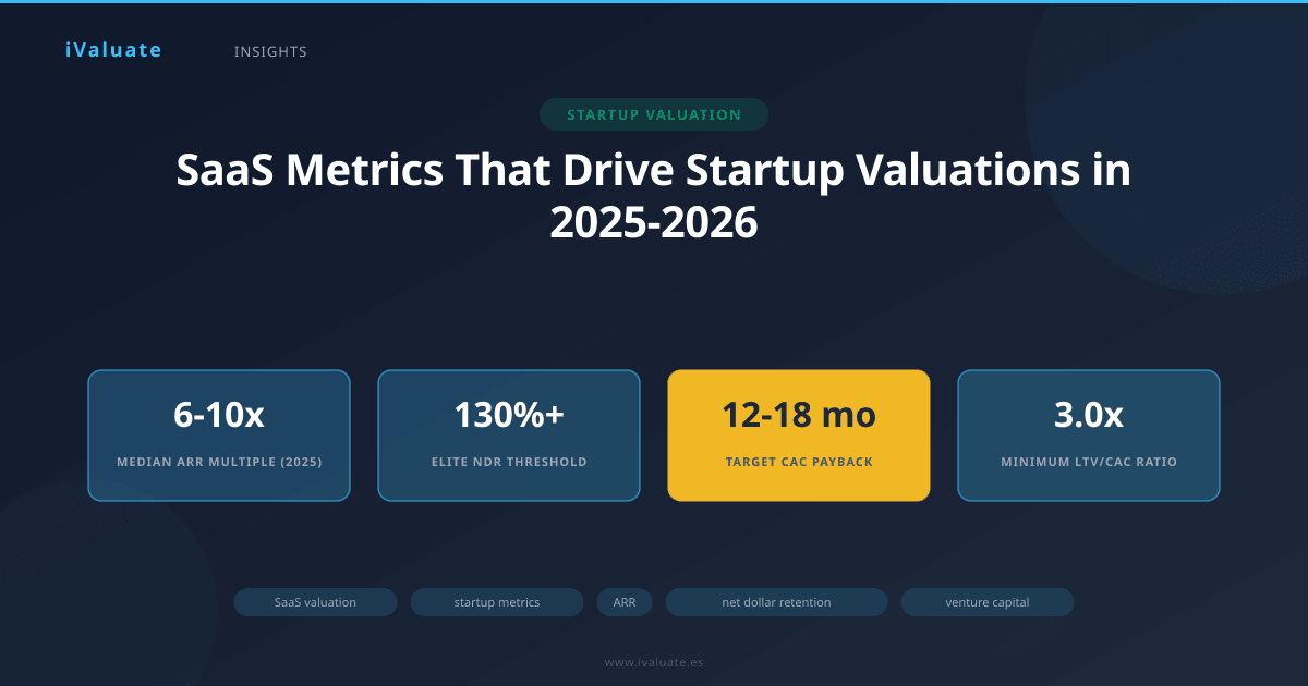 SaaS Metrics That Drive Startup Valuations in 2025-2026