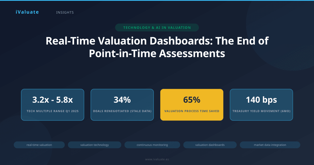 Real-Time Valuation Dashboards: The End of Point-in-Time Assessments