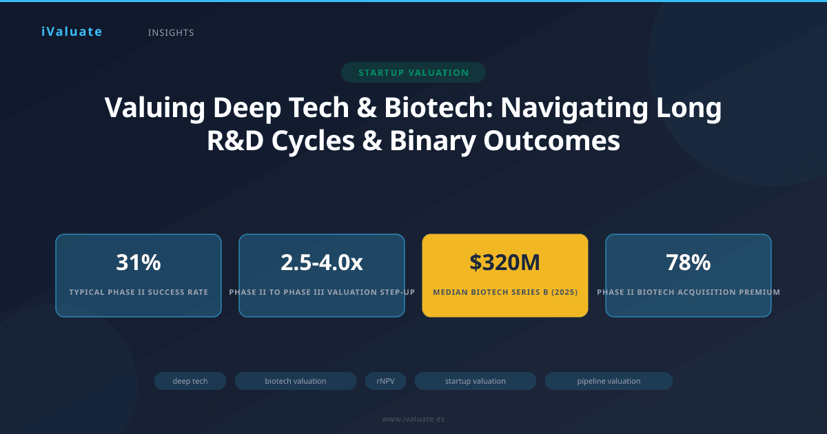 Valuing Deep Tech & Biotech: Navigating Long R&D Cycles & Binary Outcomes