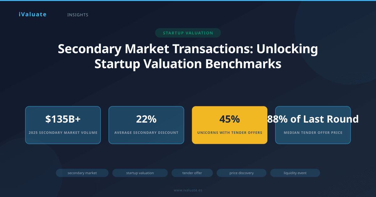 Secondary Market Transactions: Unlocking Startup Valuation Benchmarks