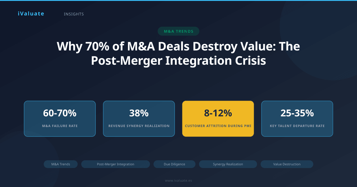 Why 70% of M&A Deals Destroy Value: The Post-Merger Integration Crisis