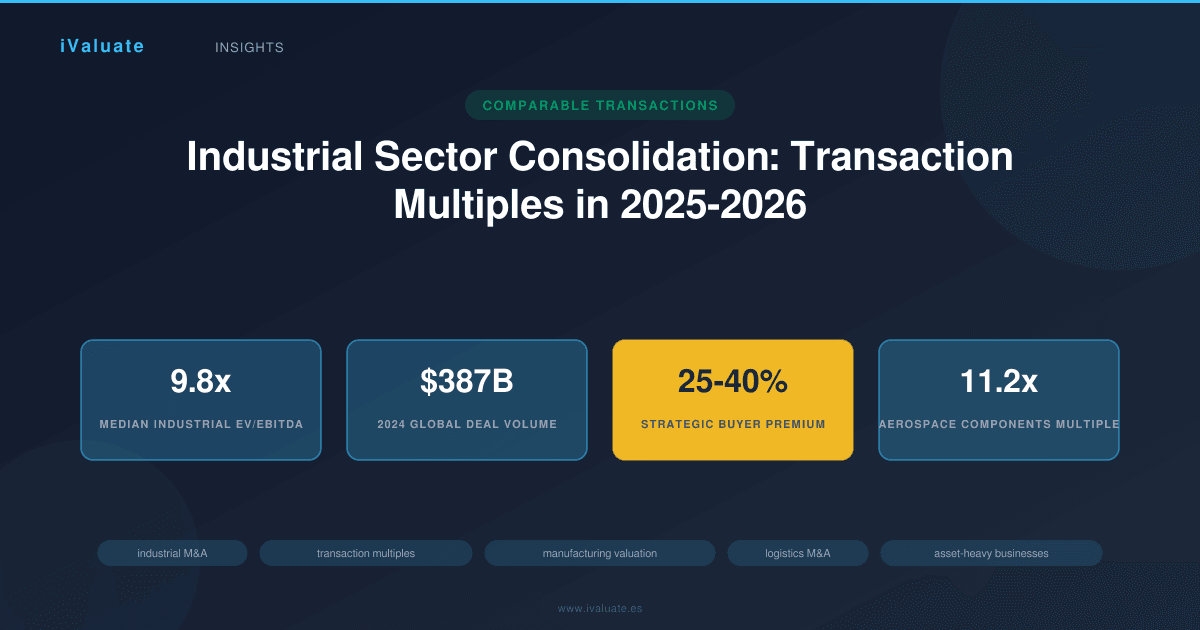 Industrial Sector Consolidation: Transaction Multiples in 2025-2026