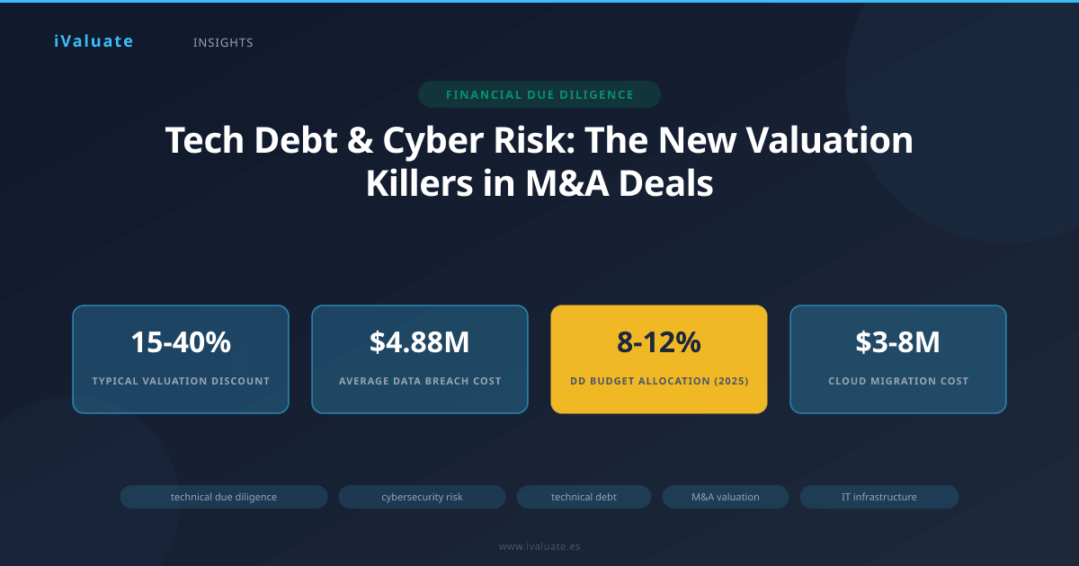 Tech Debt & Cyber Risk: The New Valuation Killers in M&A Deals