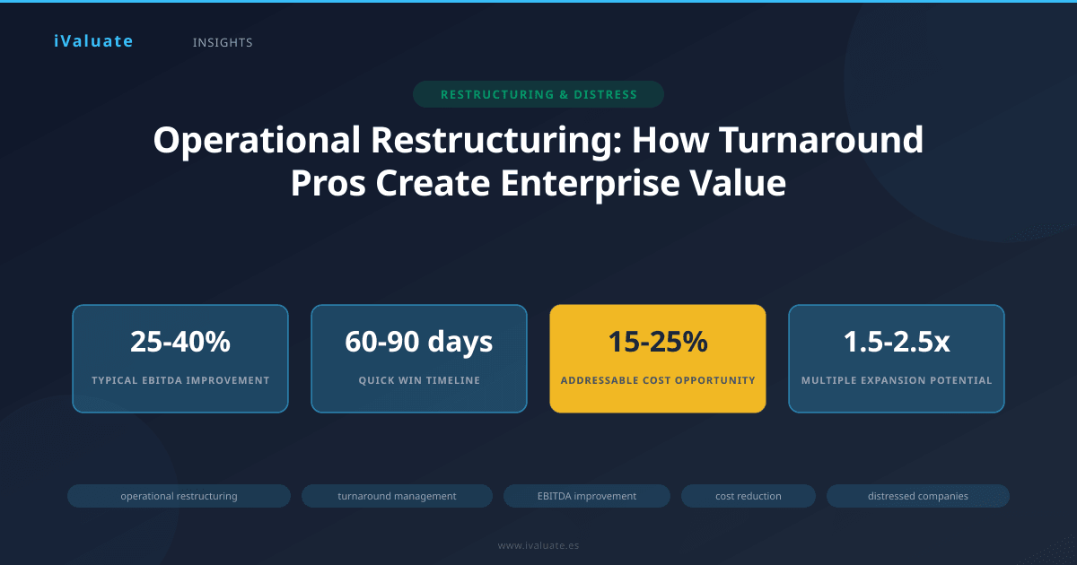 Operational Restructuring: How Turnaround Pros Create Enterprise Value