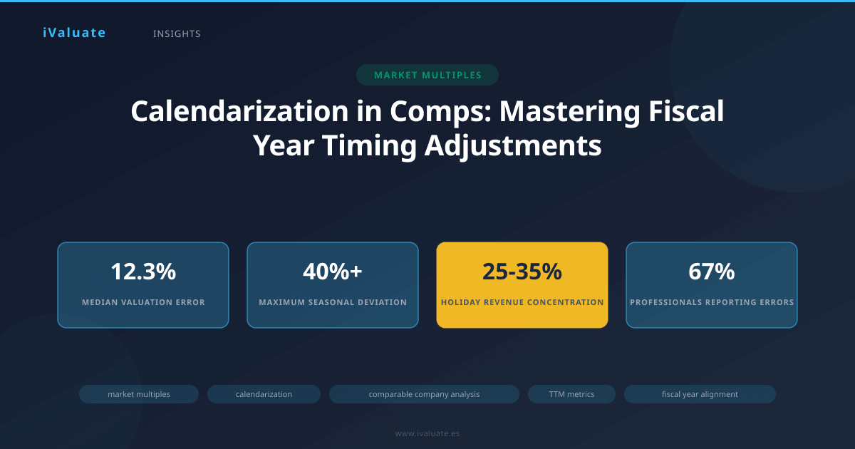 Calendarization in Comps: Mastering Fiscal Year Timing Adjustments