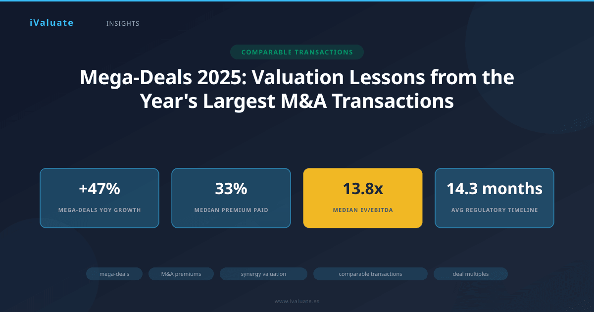 Mega-Deals 2025: Valuation Lessons from the Year's Largest M&A Transactions