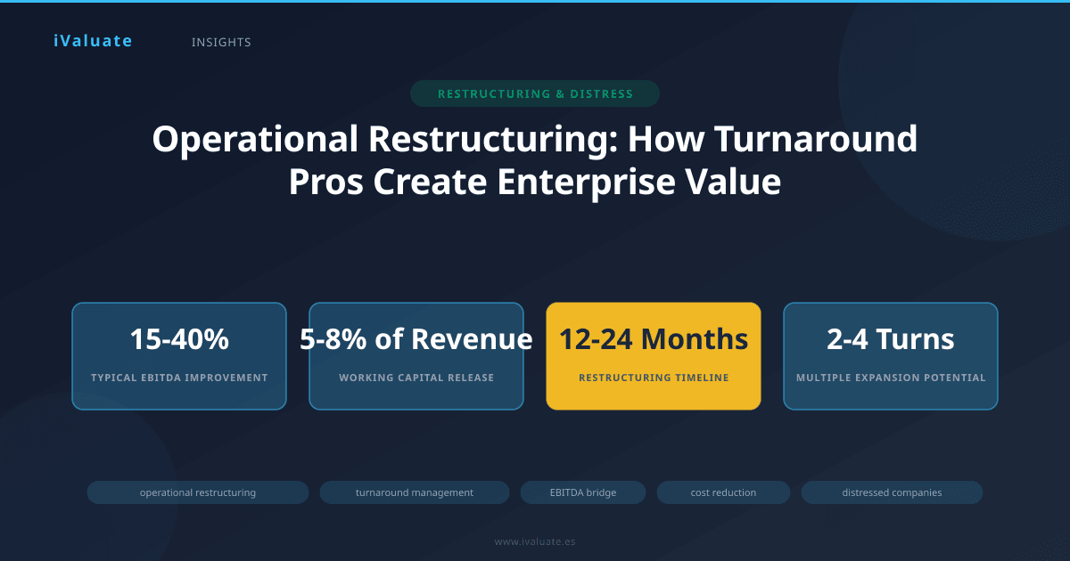 Operational Restructuring: How Turnaround Pros Create Enterprise Value